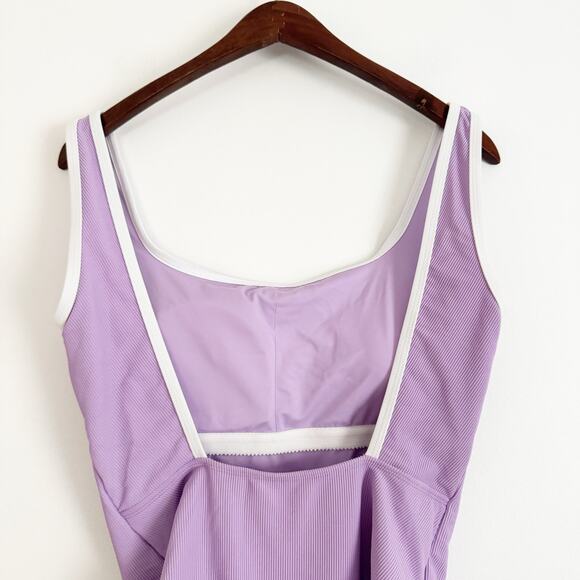LAINSNOW Ocean Isle One Piece Swimsuit Lilac Purple XL - Picture 8 of 10